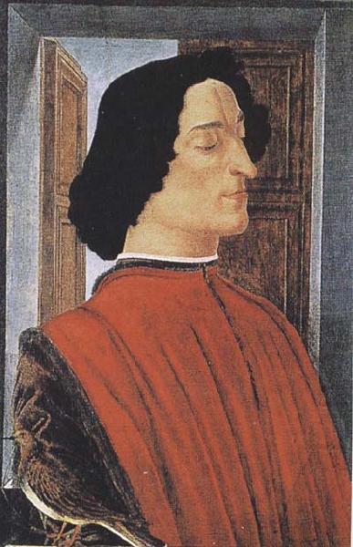 Portrait of Giuliano de'Medici, Sandro Botticelli